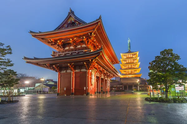 Tokio - Sensoji-ji, Templo en Asakusa, Japón —  Fotos de Stock