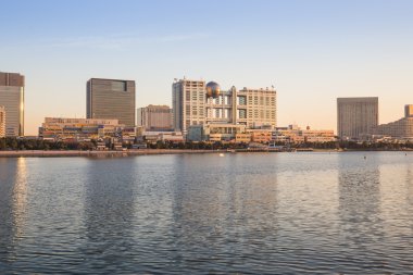 Odaiba görünümünden Tokyo bay