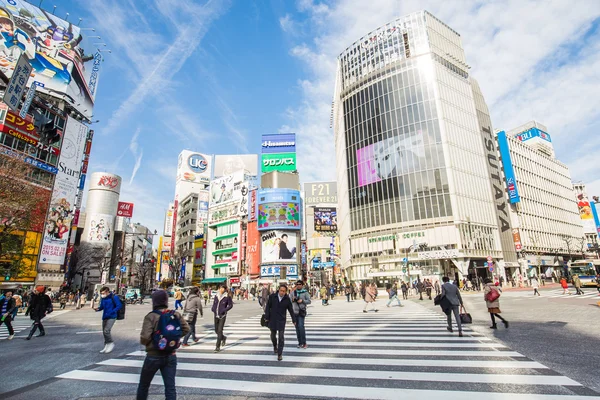 Перетинання Shibuya в Токіо — стокове фото