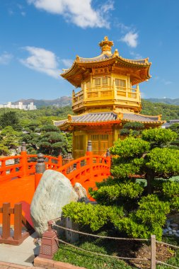 Nan Lian Bahçe Diamond Hill Hong Kong altın köşk
