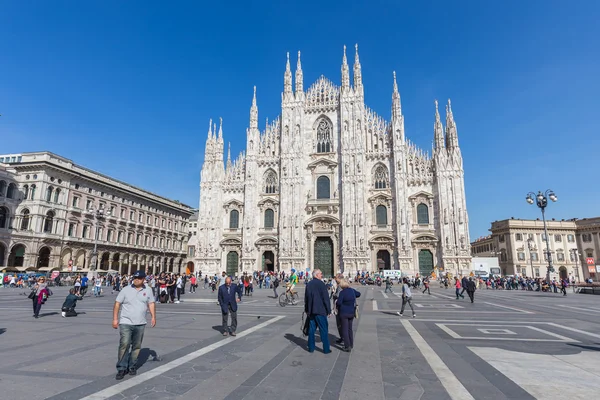 Миланский собор в Италии . — стоковое фото