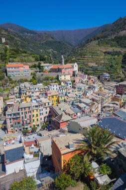 Vernazza balıkçı köyü Cinque Terre, İtalya