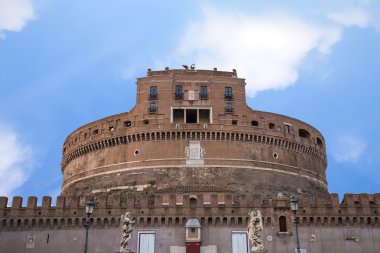 Castel Sant Angelo Simgesel Yapı Roma, İtalya'nın görünümünü