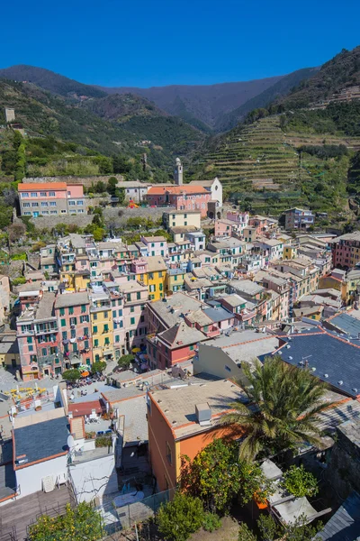 Pueblo pescador Vernazza en Cinque Terre, Italia —  Fotos de Stock