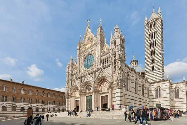 Le Duomo de Sienne en Toscane, Italie — Photo