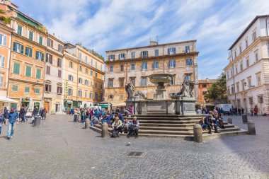 Roma, İtalya, Trastevere Our Lady Bazilikası