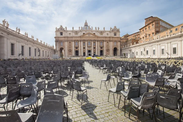 Saint Peter's Square in Vatican City — Stock Photo, Image