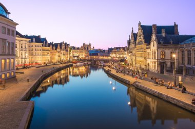 Ghent Belçika Ortaçağ kenti