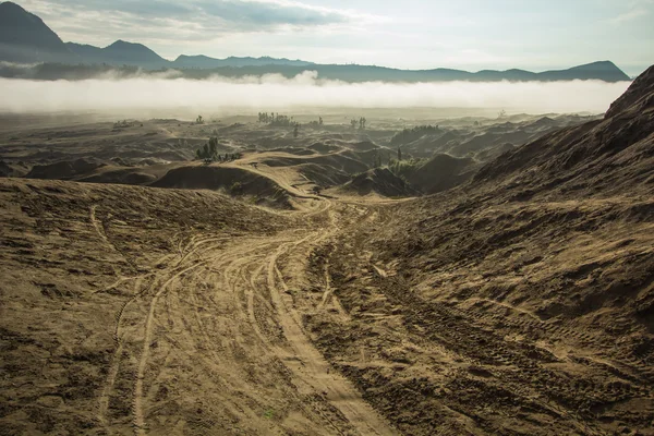 Bromo mountain in East Java, Indonesia