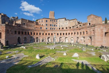Trajan Forumu (Foro Di Borghese'nin) Roma, İtalya