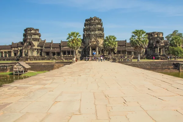 Angkor Wat i Siem Reap, Cambodja - Stock-foto