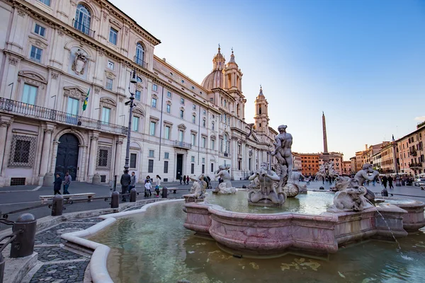 Piazza Navona point de repère de Rome, Italie — Photo