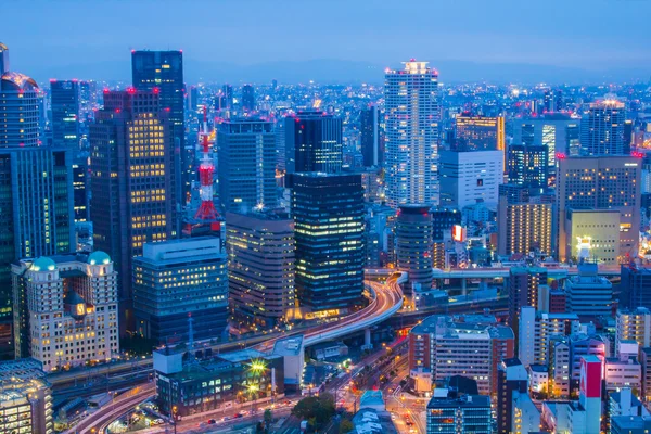 Oferuje widok na Osaka umeda sky tower w Japonii — Zdjęcie stockowe