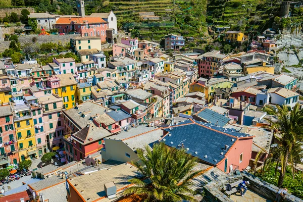 Vernazza in La Spezia, Italy — стокове фото