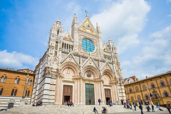 イタリア トスカーナ州シエナのドゥオモ — ストック写真