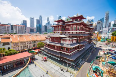 Buddha tooth relic Tapınağı ve Singapur Müzesi
