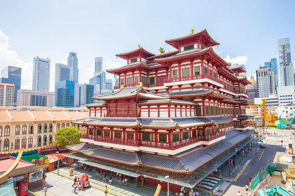 The Buddha Tooth Relic Temple in Singapore — Stock Photo, Image