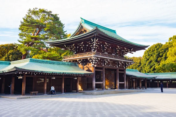 Sanctuaire Meiji-jingu à Tokyo, Japon — Photo