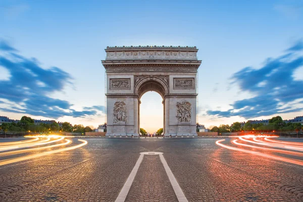 Arc de Triomphe in Paris, France — Stock Photo, Image