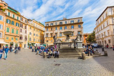 Piazza Trastevere'nin Roma, İtalya