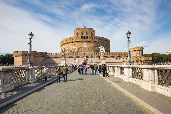 Castel of Sant'Angelo in Rome, Italy — Stock Photo, Image
