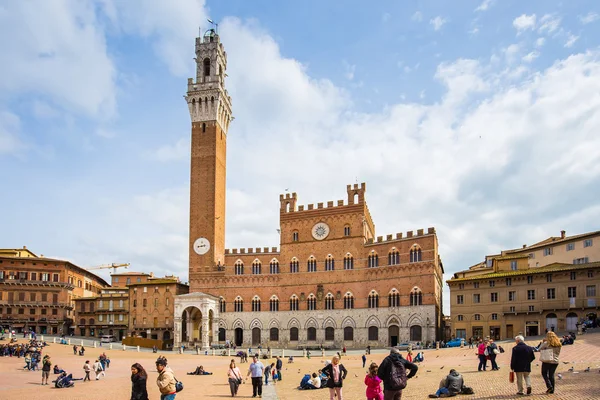 The Campo Square in Siena, Italy — Stock Photo, Image