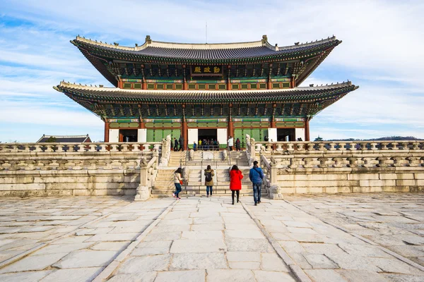 Παλάτι Gyeongbokgung στη Σεούλ της Νότιας Κορέας — Φωτογραφία Αρχείου