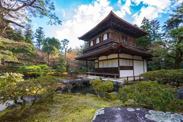 Temple Ginkakuji à Kyoto au Japon — Photo