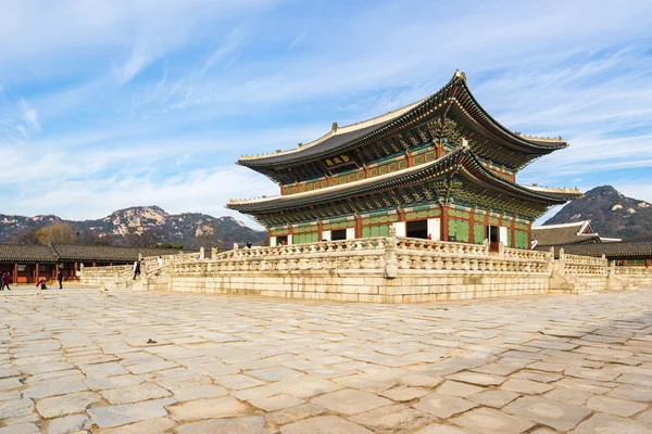 Pałac Gyeongbokgung w Seulu, Korea Południowa — Zdjęcie stockowe