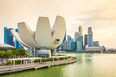 Sg50 kutlamaları Marina Bay, Singapur.
