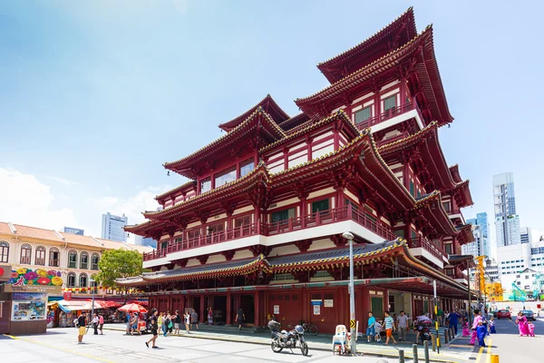 The Buddha Tooth Relic Temple in Singapore — Stock Photo, Image