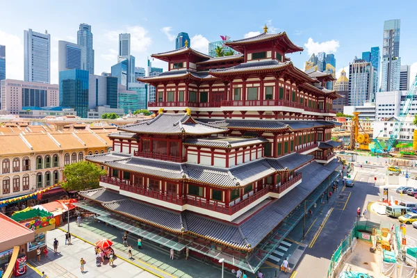 The Buddha Tooth Relic Temple in Singapore — Stock Photo, Image