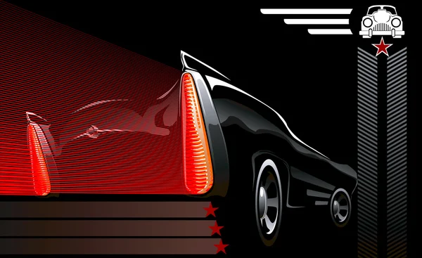 Dekoratif otomatik araba poster