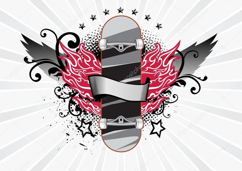 Skateboard Illustration