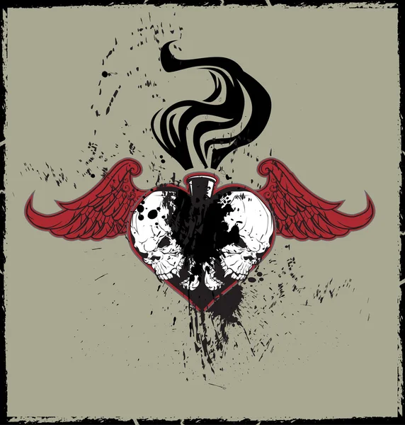 Kanatlı kafatasları kalp