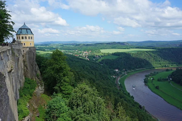 Festung Königstein — Stockfoto