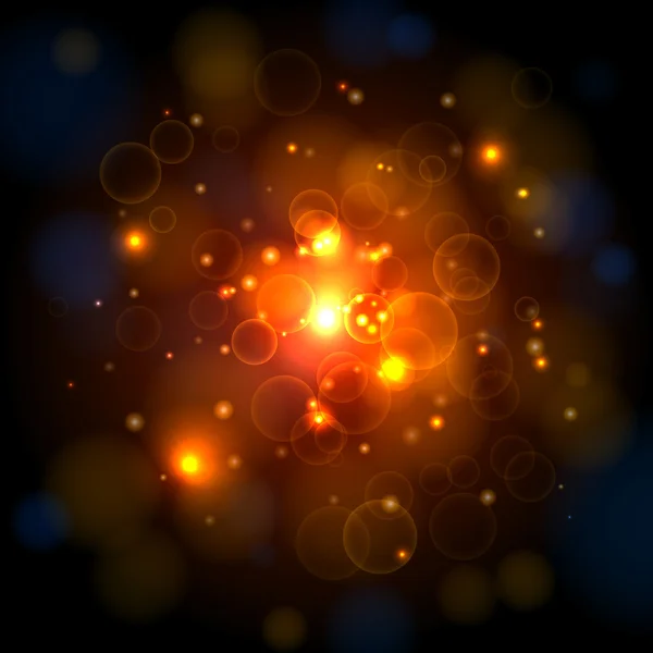 Sıcak ışık arka plan. Noel ışıkları kavramı. Tasarımınız için vektör