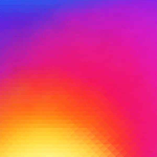 Vektorillustration Färgglada Slät Mosaik Färg Bakgrunden Tapeten Inspirerad Instagram Nya — Stock vektor
