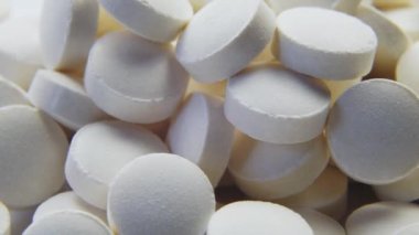 Tıbbi ilaçlar. Birçok hap tableti rotasyon geçmişi. Kapat.