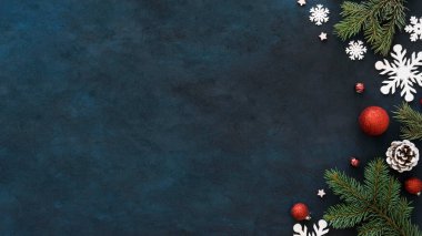 güzel noel arifesi konsepti fotokopi alanı ile