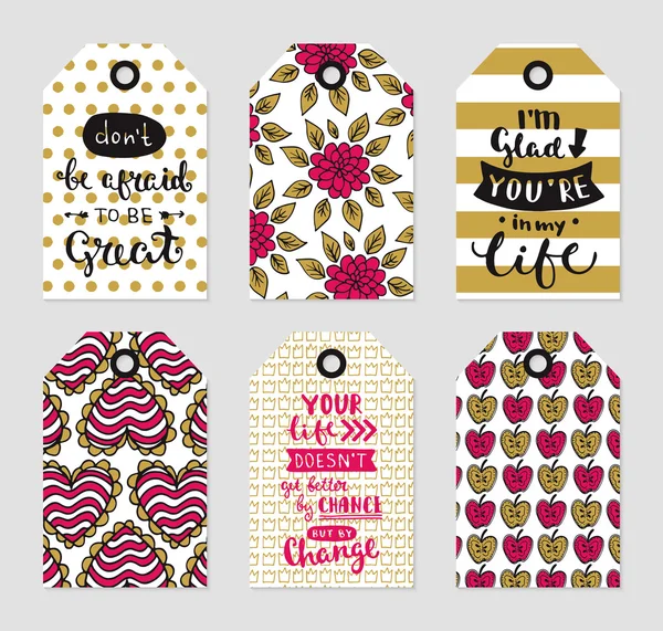 Conjunto de tags vetoriais de tema de amor — Vetor de Stock