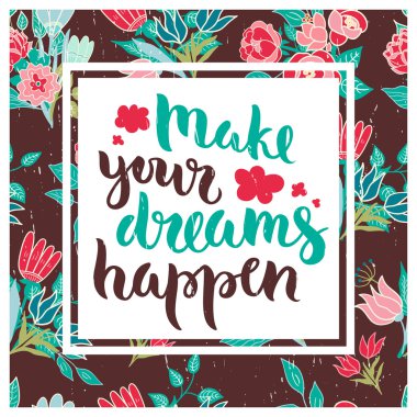 vektör çiçekli kart