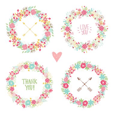 Düğün vintage öğeler koleksiyonu