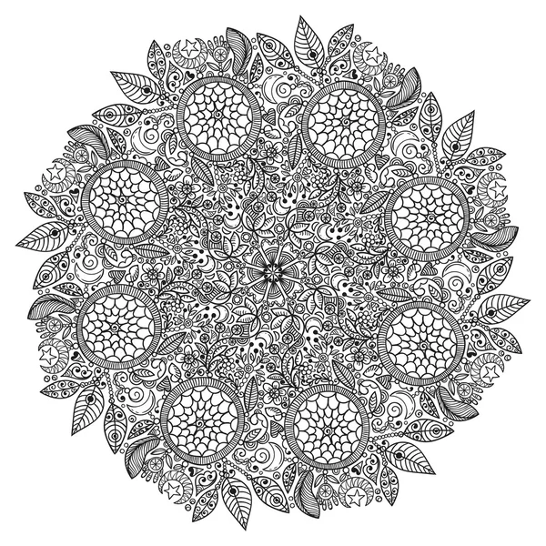 Vector mandala ornament. — Stockvector