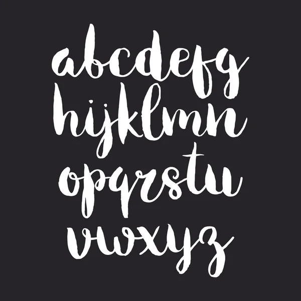 Handgezeichnetes Vektoralphabet — Stockvektor