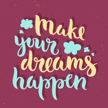 Vintage tipografi kartı