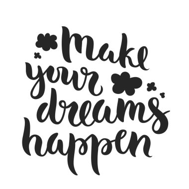 elle çizilmiş yazı poster