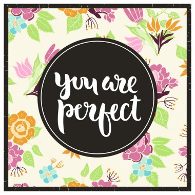 vektör çiçekli kart