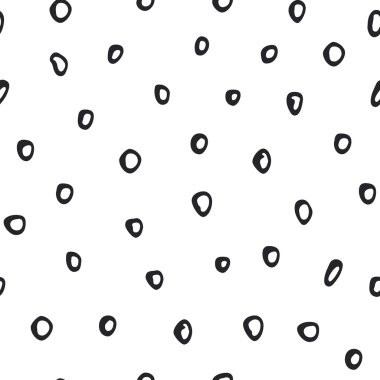 Elle çizilmiş Dikişsiz vintage desen