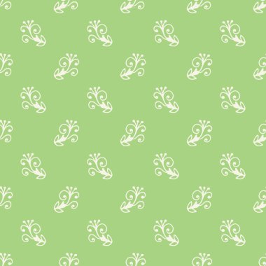 Elle çizilmiş Dikişsiz vintage desen